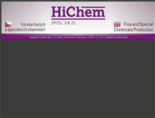 Tablet Screenshot of hichem.cz